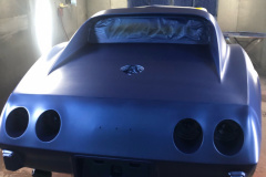 Blue-Corvette