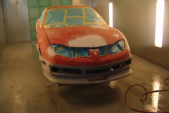 Getting ready to paint