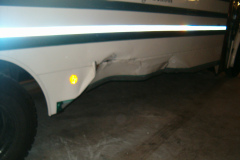 Damaged School Bus